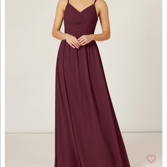 EUC Azazie Blake, Cabernet. Size A6. - Picture 5 of 6